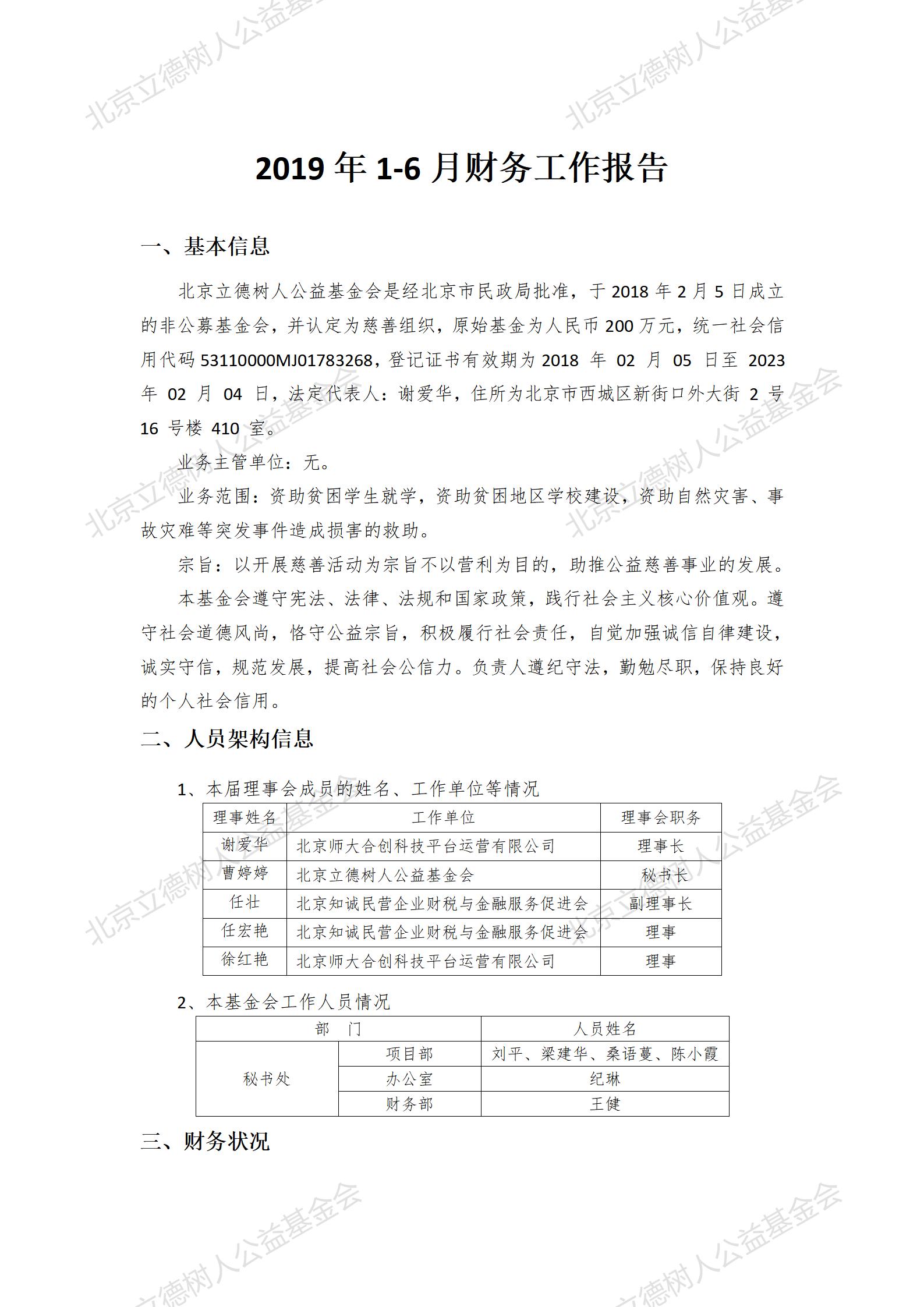 北京立德树人公益基金会2019年1-6月财务报告_01.jpg